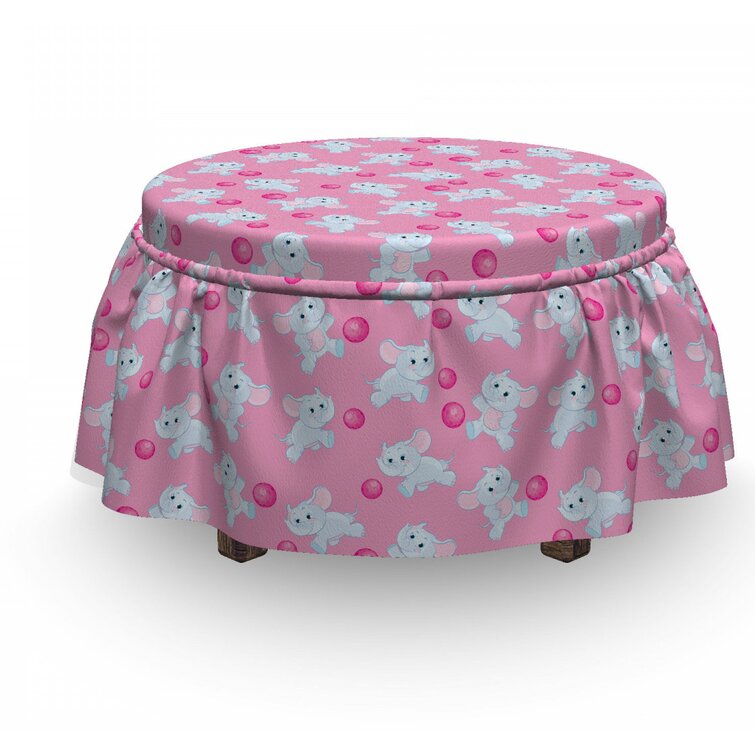 Girly ottoman best sale